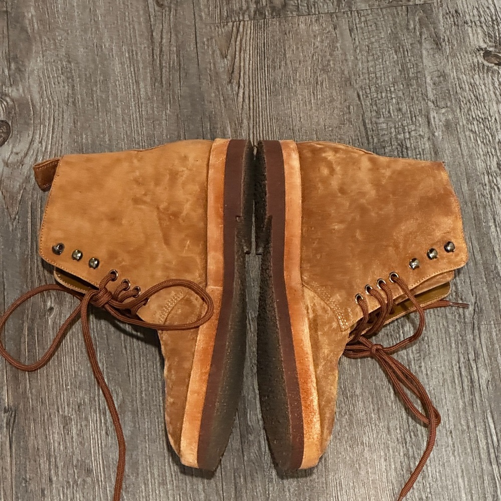 Jenni Kayne Brown Lace Up Boots - Picture 6 of 15